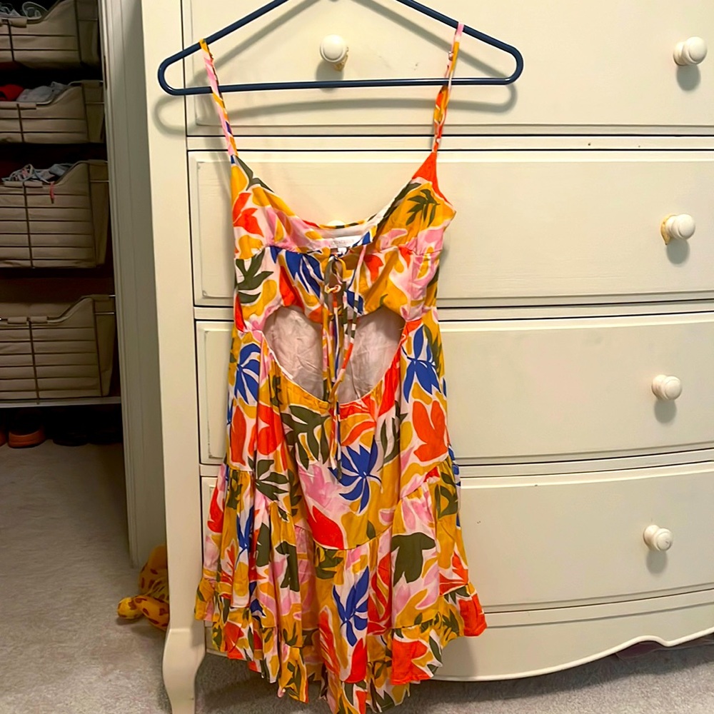 Size small multi color summer dress
